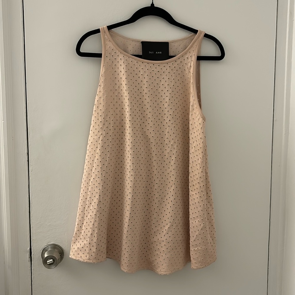 Pink Jay Ahr textured tank top